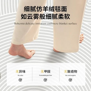 分銷地毯客廳臥室2024新款奶油風床邊免洗可擦免打理家用沙發地墊