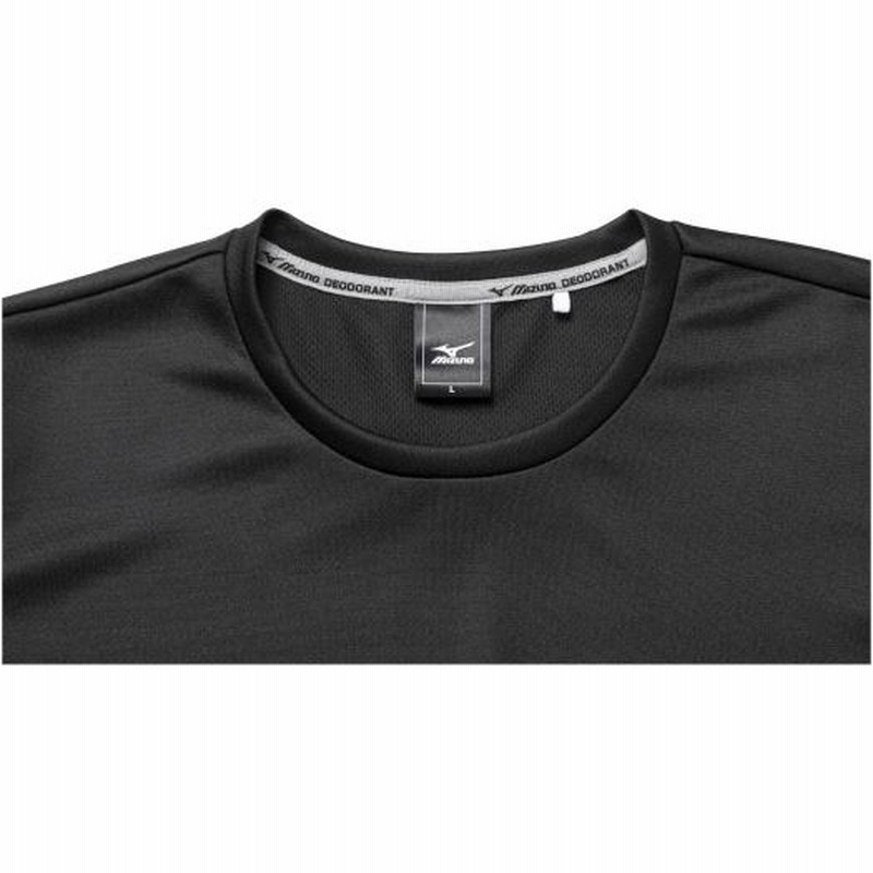 ミズノ クルーネックワークTシャツ(長袖／制電素材)[ユニセックス] 14 ネイビー 6XL-8 ウエア F2JA2181 通販  LINEポイント最大2.5%GET | LINEショッピング