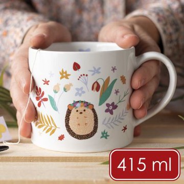 《danica》Jubilee石陶馬克杯-刺蝟花園415ml-- 水杯 茶杯 咖啡杯 拿鐵杯