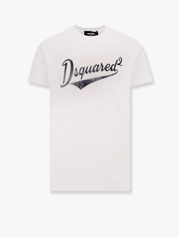 Cool fit cotton t-shirt with logo print - DSQUARED2 - gender_Man