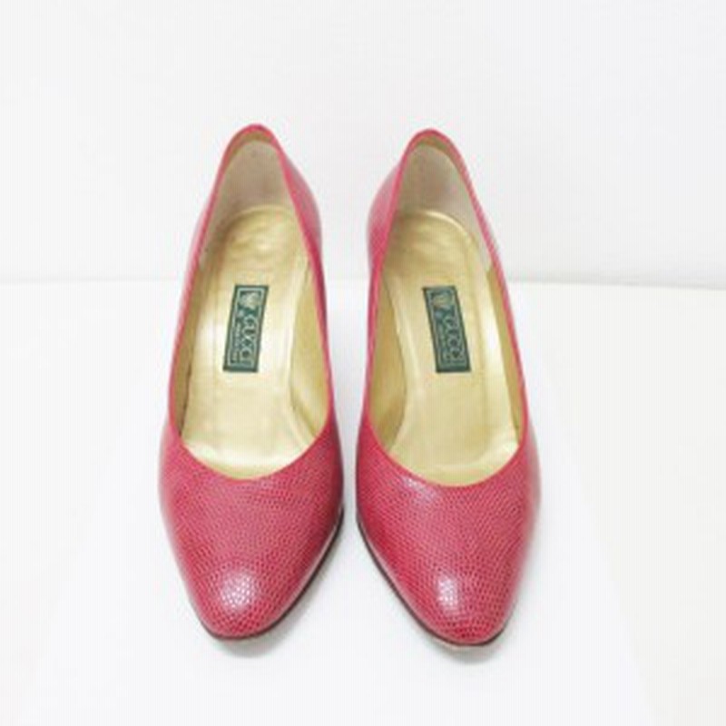 グッチ Gucci パンプス リザード靴 サイズ35b レッド ファッション小物 靴 レディース 中古 通販 Lineポイント最大1 0 Get Lineショッピング