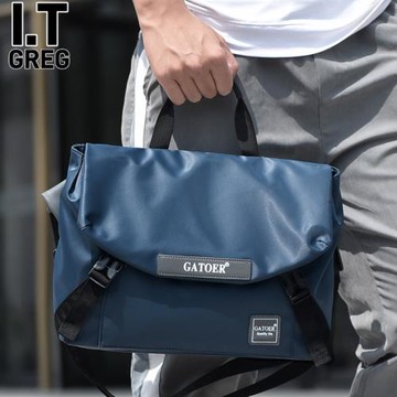 香港I.Tgreg包袋牛津布大容量休閑手提斜挎包男多功能商務單肩包