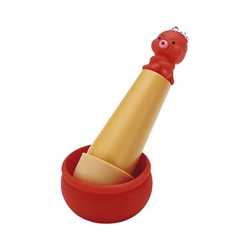 KAI 貝印 House 章魚燒塗油棒組  廚房用具  DS-1020  1組  全長(10.5cm) + 固定皿(3.5 x 2.6cm) + 紅色油皿(5.2 x 3cm)