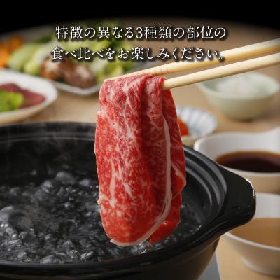 ふるさと納税 和泊町 鹿児島黒牛すきやき食べ比べセット 1.2キロ!