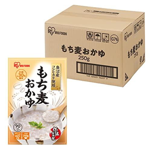 アイリスオーヤマ おかゆ レトルト もち麦おかゆ 250g ×20個 (製造から) 2年 魚