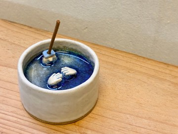 | Luna 陶偶系列 | 陶器 冰浴 線香座 擺設