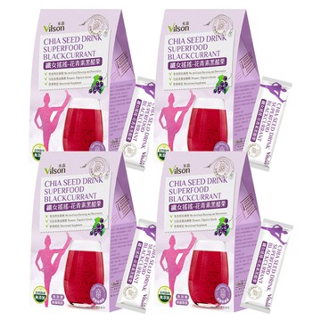 Vilson 米森 纖女搖搖 花青素黑醋栗 10包入 無添加 方便攜帶  80g  4盒
