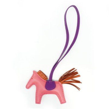 Hermes 愛馬仕 Rodeo PM 小馬吊飾(唇膏粉/薑餅色/紫羅蘭)