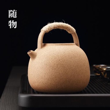 陶土大容量燒水壺煮茶壺陶瓷泡茶專用煮茶器陶壺圍爐電陶爐炭火爐
