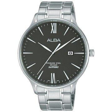 ALBA 雅柏 VJ42-X238D(AS9E93X1) 日本極簡流行時尚腕錶/黑 42mm｜樂天領券現折★全館特惠中★指定刷卡回饋10%