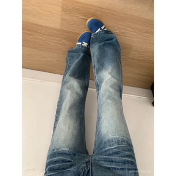 【限時特賣】修身牛仔褲 闊腿牛仔褲 美式牛仔褲【限時特賣】春夏顯瘦牛仔褲  闊腿牛仔褲  美式牛仔褲2025春季新款複古