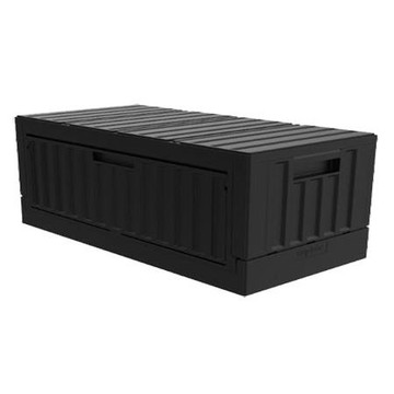 樹德SHUTER側開貨櫃收納椅/FB-6432S/黑