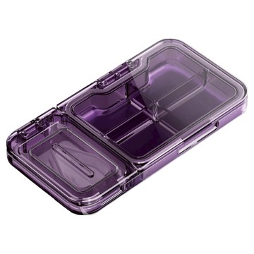 小麥購物 便攜切藥器 L1269 暗夜紫  1個