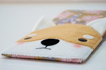 Bucute長-緞布紅包袋/新年/全球限量/柴犬/100%手工