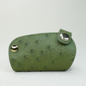 【M2ND】艾蓮鴕鳥皮鑰匙套(綠-T02A)