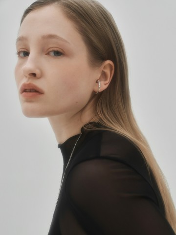 Egg 02 Ear Cuff_Silver