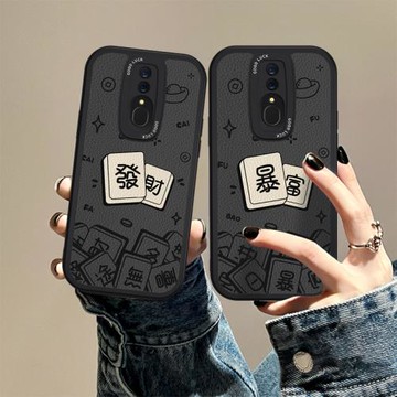 適用OPPOA9手機殼情侶發財OPPOK10/K9潮牌A5套簡約A7創意網紅A11S男女新款高級K11/K12K3K7軟硅膠X防摔PRO