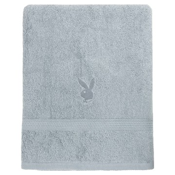 PLAYBOY 日沐優雅素色浴巾 70*140CM 美國棉 敏感肌膚適用-灰色  1條
