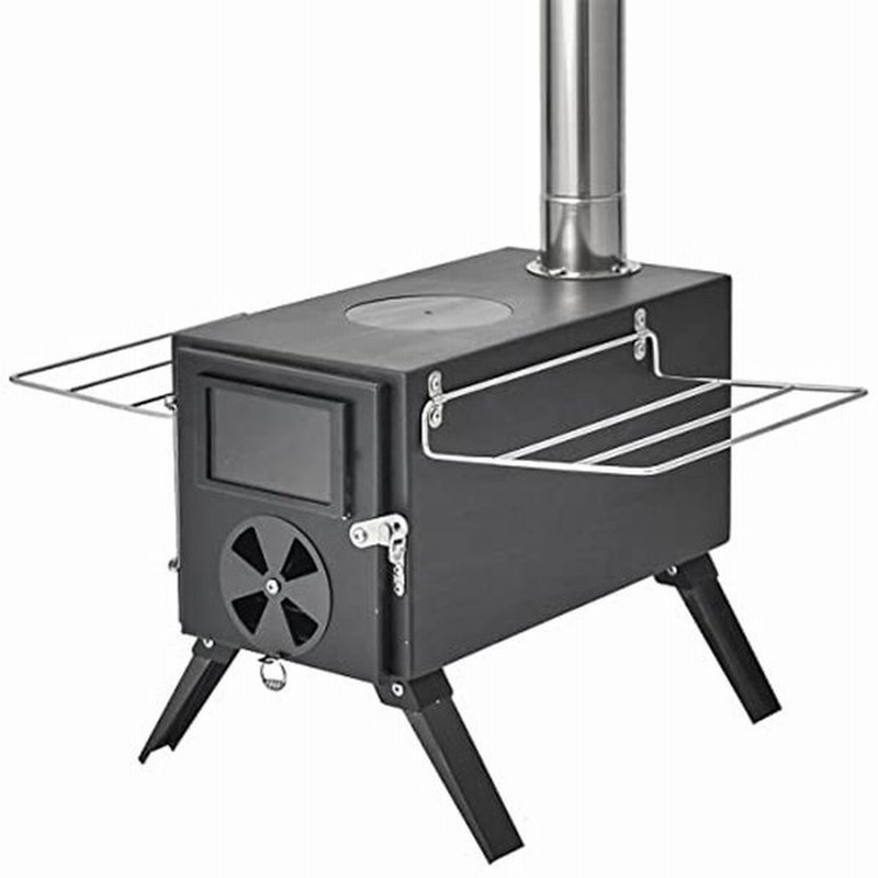 クーポン最安価格 Anlik 薪ストーブ アウトドア調理 暖炉 キャンプ テント 煙突付き ブラック 鉄製 クリアランス販売店舗 Tladsumus Com Br