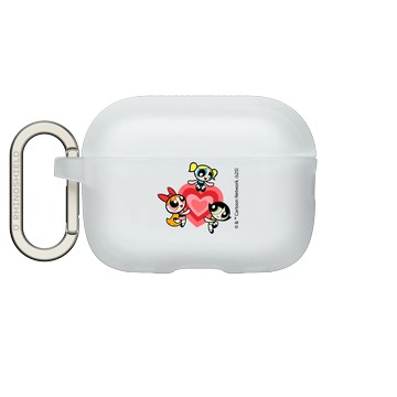 AirPods Pro 2 AirPods Case 透明 - The Powerpuff Girls 飛天小女警 - 愛心徽章