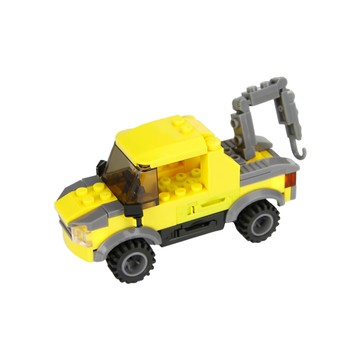 LIGHT STAX HYBRID系列 複合積木 75塊積木+6 STAX  Towing Truck 拖吊車組 黃色  1組