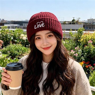 現貨+預購 韓版毛帽毛線帽子針織帽秋冬加絨厚磅保暖帽百搭冷帽休閒帽-刺繡字母防寒護耳帽11色n1mp32