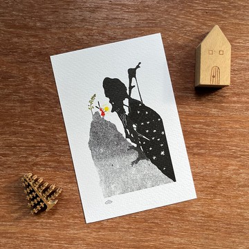 明信片 When Night Came 尺寸 4x6 英吋