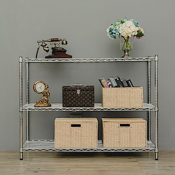 dayneeds 輕型 120x45x90cm 三層電鍍(鎖管)鐵架 波浪架/收納架/置物架