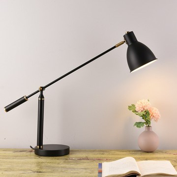 工程落地燈檯燈灰色簡美輕簡風長臂搖頭酒店賓館客房燈 雙11全館免運