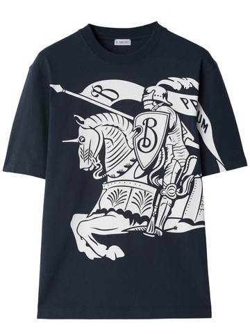 Burberry - EKD cotton T-shirt - men - Cotton - M - Blue