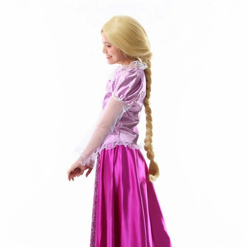ラプンツェル ウィッグ コスプレ プリンセス 付け毛 金髪 ロング ラプンツェル ウィッグ コスプレ プリンセス 付け毛 金髪 ロング
