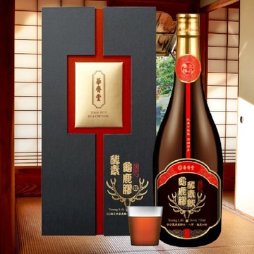 【華齊堂】龜鹿膠酵素飲高級禮盒 750ml 百貨專櫃版｜漢方養生健康飲 滋補強身