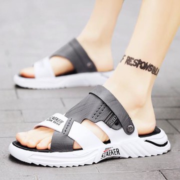 涼鞋男款兩用2025夏季新款式外穿防滑沙灘開車運動潮牌涼拖鞋男士