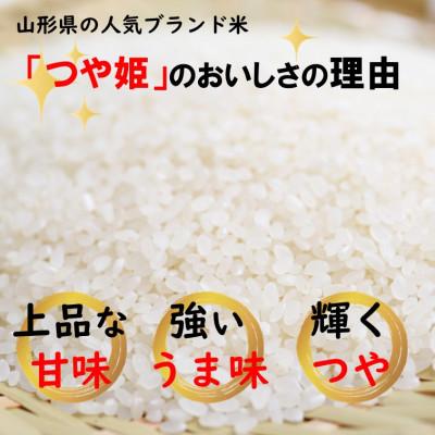 ふるさと納税 飯豊町 特別栽培米つや姫　玄米　10kg(5kg×2)山形県飯豊町産