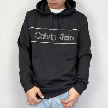 【New START精品服飾-員林】現貨 Calvin Klein CK 橫線鏤空字母 內刷毛 帽T 長袖上衣