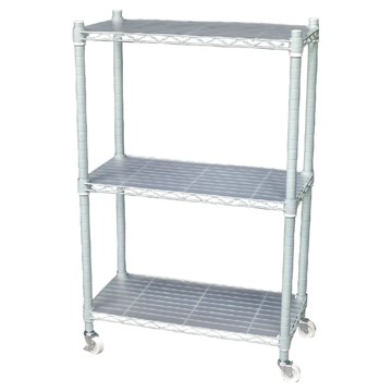 Steel Tycoon 鋼鐵力士 附贈PP墊板/工業滑輪 鐵管烤漆加工 30x60x90公分  綠色  3層