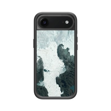 iPhone Air Mod NX -邊框背蓋組合 (相機按鈕) 黑 - NASA - 格陵蘭冰川