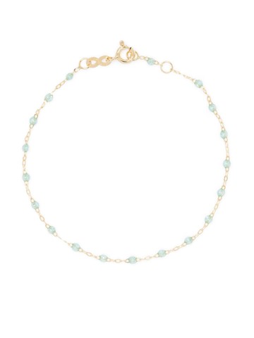 Gigi Clozeau - 18kt yellow gold Classic Gigi beaded bracelet - women - Resin/18kt Yellow Gold - One Size - Blue