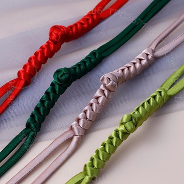 臺南出貨 旂袍盤扣扣子流蘇長尾一字扣麥繐中式複古紐扣不規則手工輔料衣服 B F I