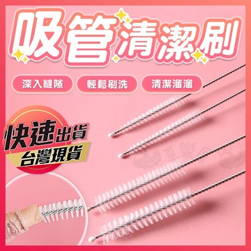【吸管清潔刷】吸管刷 不鏽鋼吸管刷 環保吸管刷 吸管刷加長 奶嘴刷 縫隙刷 長柄杯刷 304不銹鋼吸管刷