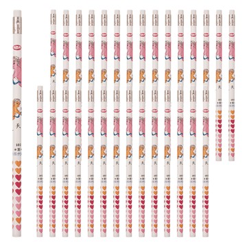 利百代 小天使香水皮頭鉛筆 102-H-36 可愛圖案設計 書寫滑順流暢 學生辦公必備  1組