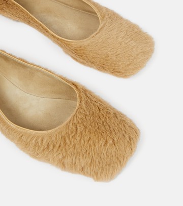 The Row Calf hair ballet flats