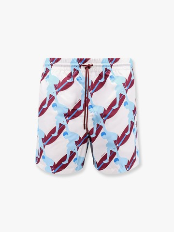 Nylon swim trunk with surfer print - GUCCI - gender_Man