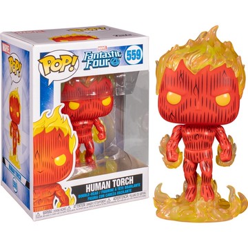 FUNKO POP 559 漫威 驚奇四超人 霹靂火 Marvel 驚奇4超人 英雄 代理版