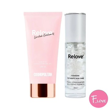 relove x 柯夢波丹聯名限定 胺基酸私密清潔凝露加強版+私密美白賦活晶球凝露