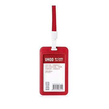 UHOO直式證件卡/6634/大紅