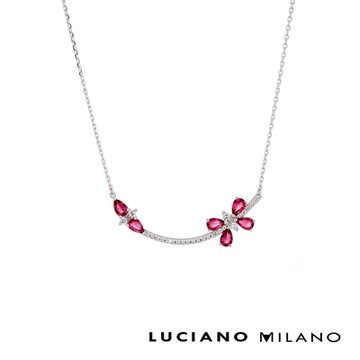 LUCIANO MILANO 貴族花園純銀項鍊