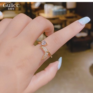 【Gulicc】古莉可 戒指 美人魚 開口戒指