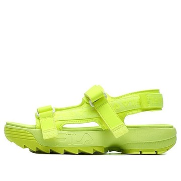 (WMNS) FILA Disruptor Sports Sandals GS Yellow