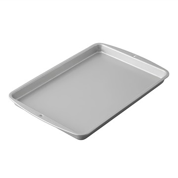 Wilton 不沾均熱長形淺烤盤  38.7 x 26 cm  冷軋碳鋼材質  GMM不沾塗層  M 43 x 28 x 3cm  1個